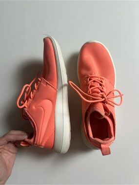 Nike Roshe Two Sneakers, Atomic Pink/Turf Orange, Size Women’s 8